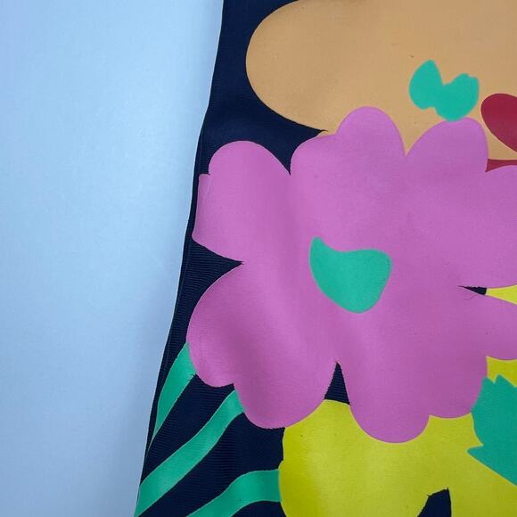 Hanna Andersson Navy Flowers Swim Rashguard - Picture 2 of 6